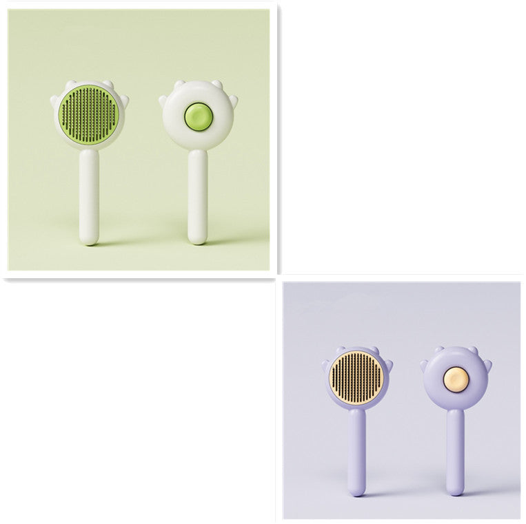 Pet Grooming Comb – Stainless Steel Deshedding Brush for Dogs & Cats