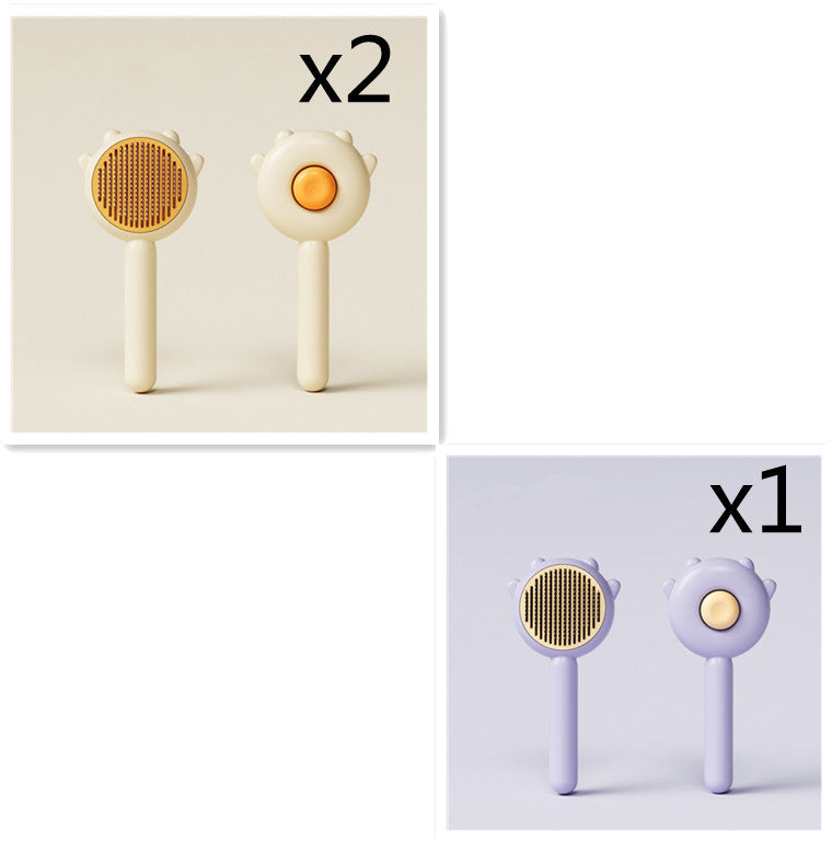 Pet Grooming Comb – Stainless Steel Deshedding Brush for Dogs & Cats